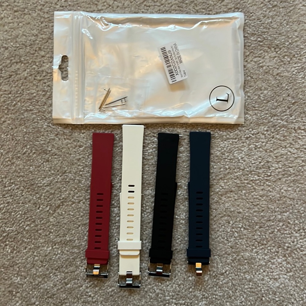 4 Watch bands compatible with Fitbit Versa new